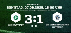 ABV Stuttgart siegt mit 3:1