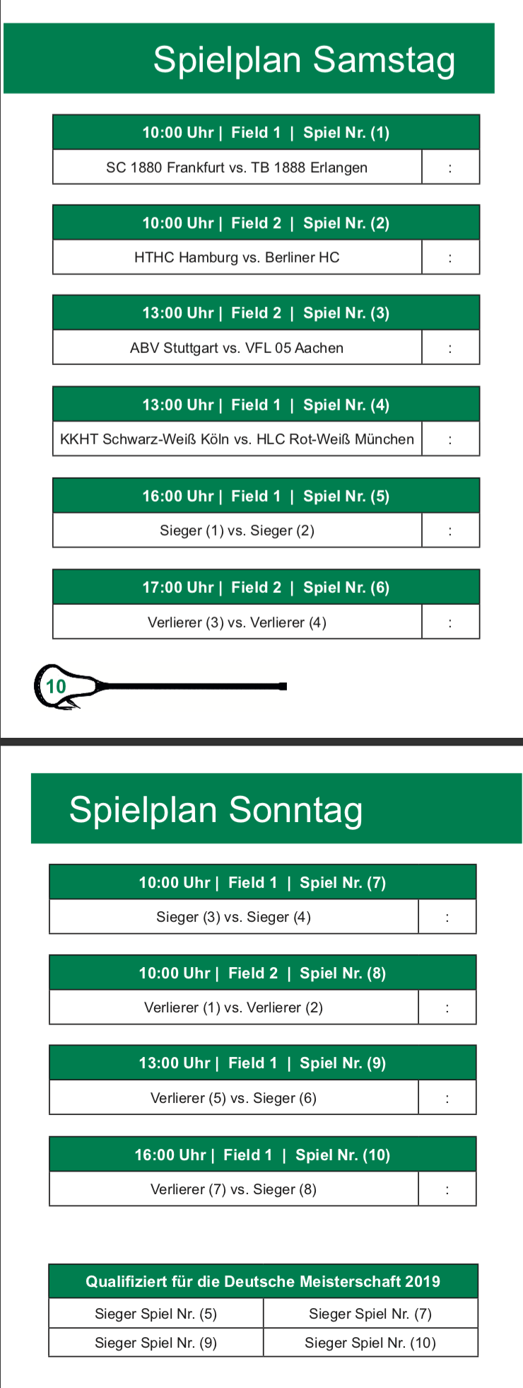 spielplan